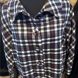 JohnPaulRichard Black and White Plaid Blazer